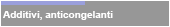 Additivi, anticongelanti